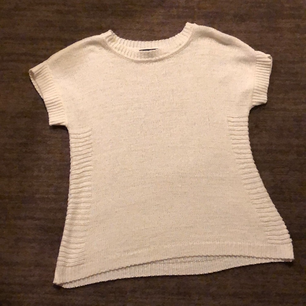 Cable and Gauge white top - Size L
